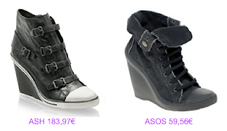 Botines estilo converse 2 Ash vs Asos